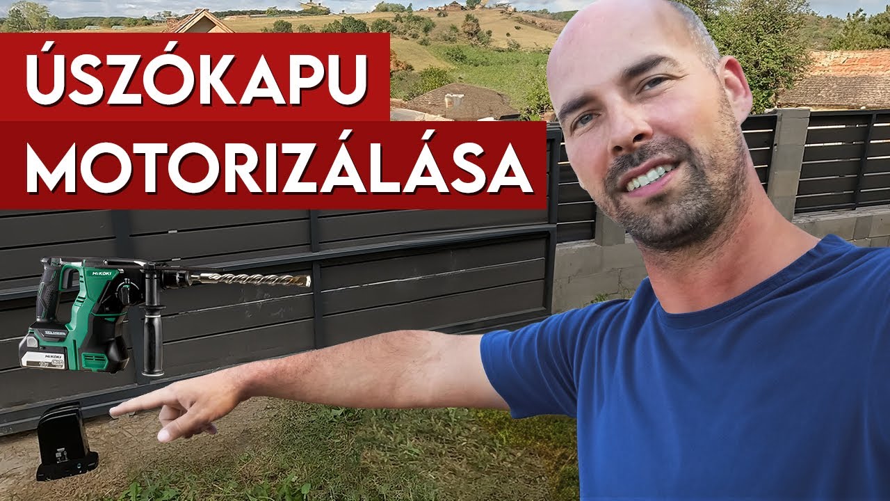 Plusz 1 kolléga - mínusz 1 fúrógép | Úszókapu motorizálása