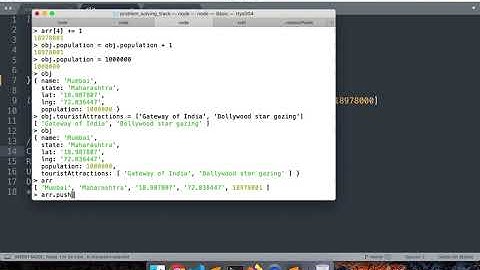 Problem Solving Track: Objects:  Part 1 - Introduction, Objects vs Arrays