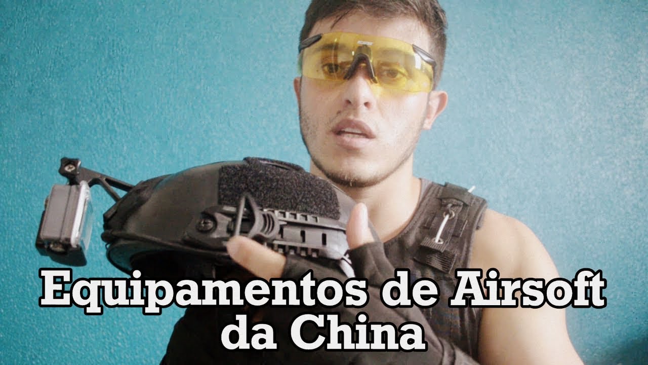 Equipamentos de Airsoft Comprados da China