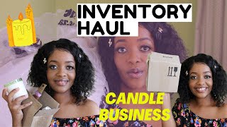 BUSINESS INVENTORY HAUL | CANDLE BUSINESS | SOUTH AFRICAN YOUTUBER | #BOSSBABE SERIES