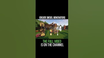 Create Diesel Generators mod. Tutorial 1.18.2-1.20.1 (minecraft java)