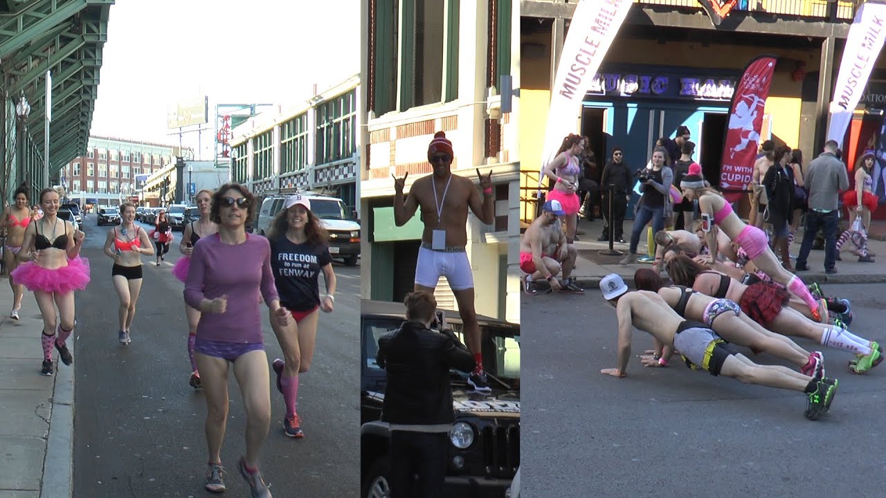 Cupid's Undie Run 2016 Boston YouTube