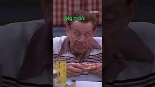 two guys, one slice, zero chill 🍕 #TheKingOfQueens #KevinJames #JerryStiller #Shorts image