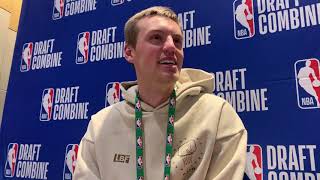 Iowa men's basketball's Payton Sandfort talks pre-draft process, weighing upcoming decision