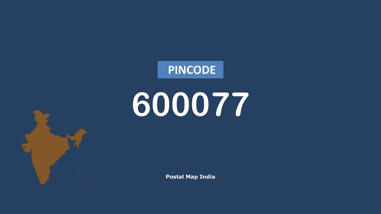 Pincode 600077 - Numbal, Ayapakkam, Thiruverkadu & More - YouTube