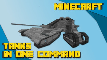 TANKS IN TWO COMMANDS! [Minecraft] [1.11] [One Command]
