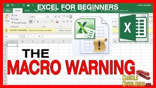 Macro and link warnings - Microsoft Excel for beginners
