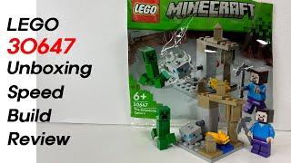 [레고/LEGO]레고 마인크레프트 종유석 동굴 30647 스피드 리뷰 / Lego 30647 The Dripstone Cavern Speed Build Review