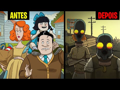 LEVEI MINHA FAMÍLIA PARA O ABRIGO SUBTERRÂNEO E FICAMOS LÁ POR MUITO TEMPO (60 Seconds)