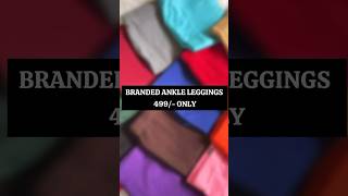 Branded Ankle Leggings