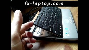 Disassembly Acer Aspire One A0751h - replacement, clean, take apart, keyboard, screen, battery