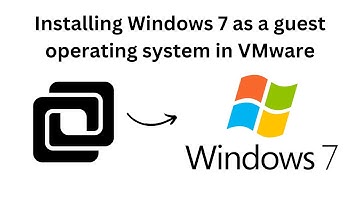Installing Windows 7 as a guest operating system in VMware