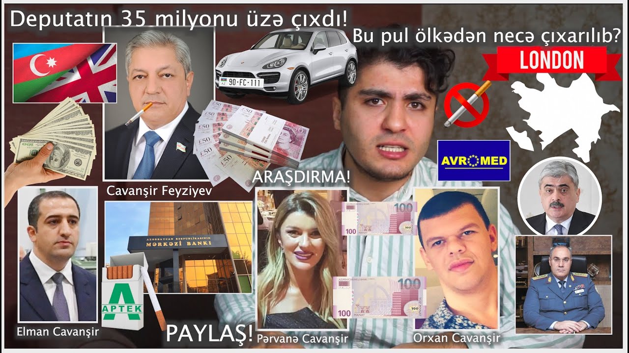 PAYLAŞ! Deputat Feyziyevin 35 milyon manatı üzə çıxdı! Milyonlar ölkədən necə çıxarılıb? ARAŞDIRMA!