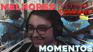 TENTE NAO RIR: MELHORES MOMENTOS ALANZOKA JOGANDO LETHAL COMPANY COM OS AMIGOS