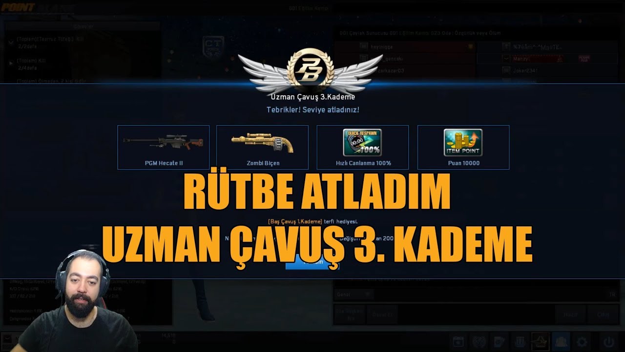 Point Blank | Rütbe Atladım! (Uzman Çavuş 3. Kademe.) - YouTube