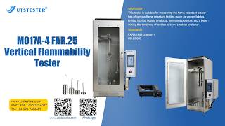 M017A 4 FAR 25 Vertical Flammability Tester