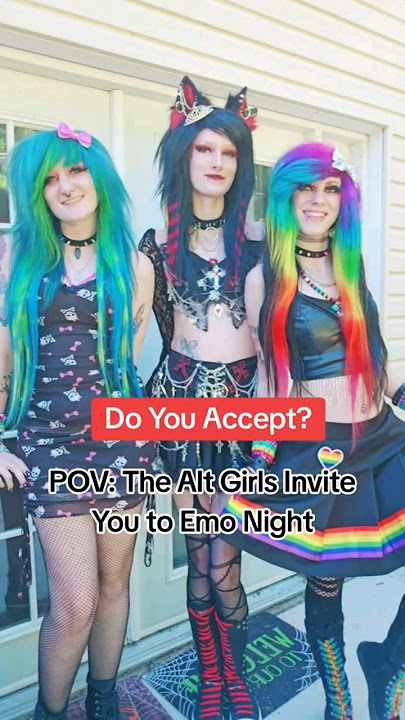 Emo Night Invite #emo #fyp #emogirl