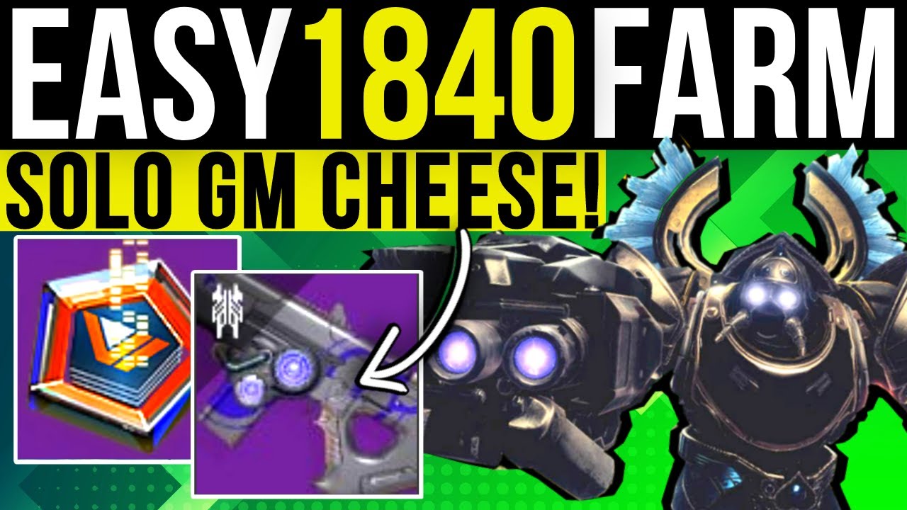 Easy 1840 POWER FARM! How To Get Fast ADEPT Ciphers, Grandmaster NIGHTFALL Loot, Destiny 2 Lightfall