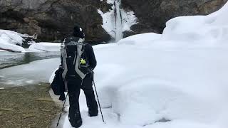 Buchenegger Wasserfälle Bei Steibis Im Winter,Januar 2019