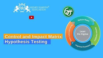 Control and Impact Matrix | Best Free Six Sigma Green Belt Tutorial For Beginners |@henryharvin
