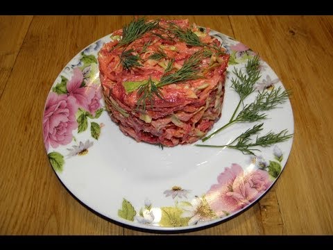 Салат к мясу рецепт с фото
