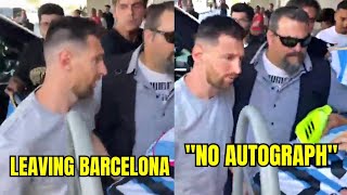 Messi Looked Sad While Leaving Barcelona Messi Back To Paris Psg Vs Clermont Messi Al-Hilal