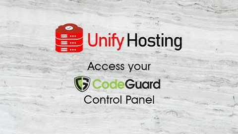 Logging into your CodeGuard Control Panel