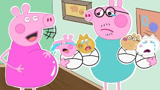 BREWING CUTE BABY FACTORY  BUT Mummy Pig is Pregnant!| Peppa Pig Funny Animation