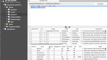 SQLPro for MySQL - Query result editing and multiple result sets