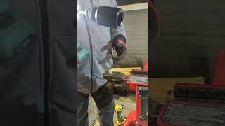 MASTER FORCE IMPACT DRIVER 2000 INCH POUNDS VS DEWALT ATOMIC DCF 921 1 1/2 BUTT NUTT