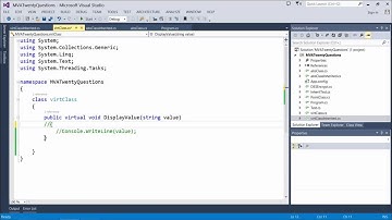 Twenty C# Questions Explained, 09, What is the difference between abstract and virtual functions?