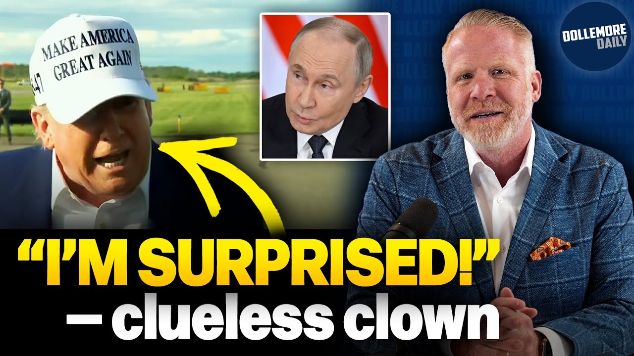 Confused Trump Cries About Friend Vladimir Putin – "He's Gone Absolutely CRAZY!!!"