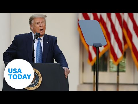 President Trump remarks on unemployment numbers | USA TODAY