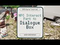 UE5 NPC Interaction Part 4: Dialogue Box {RPG Tutorial – UI}