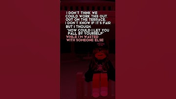 Thumbnail of Pairs - the chainsmokers || #roblox #vibe #song #music #lyrics #paris