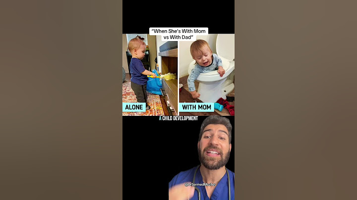 "Quando è con la mamma o con il papà" #differenza