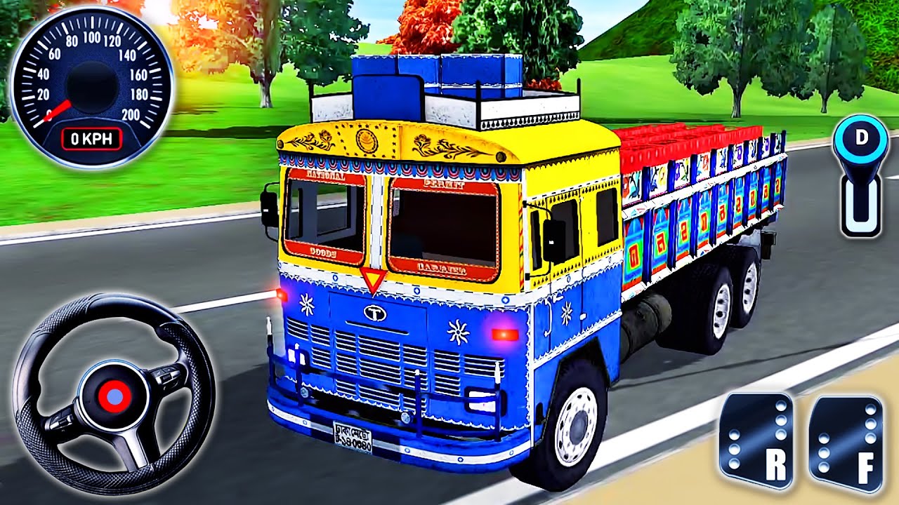 Indian Future Truck Hill Driver - Offroad Cargo Transport Driving Simulator - Android GamePlay