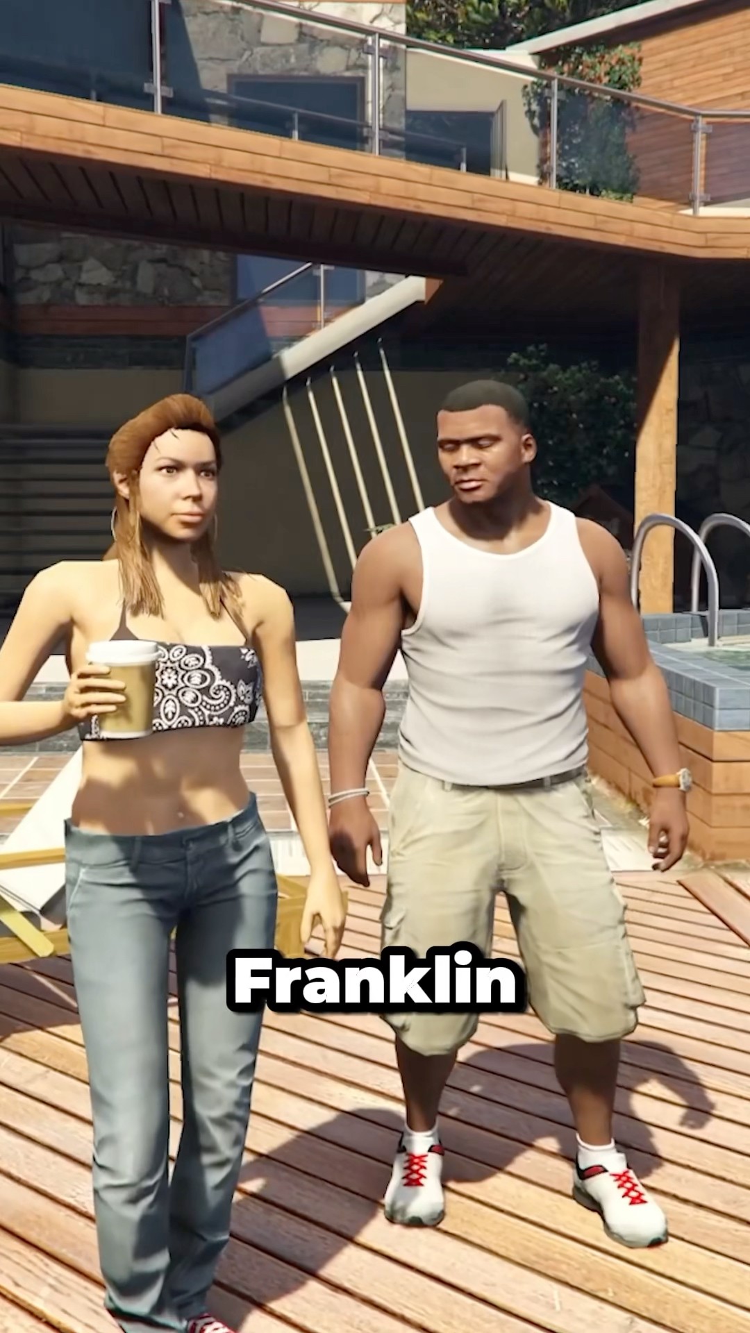 ¿ Qué pasa si Michael llama a la Novia de Franklin en GTA 5 ? #shorts #gta