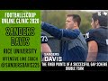 Online Clinic 2020: Sanders Davis | Rice University | Offensive Line Coach
