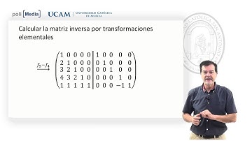 Álgebra Lineal - Cálculo de la matriz inversa por transformaciones elementales Ej. 1 - Jesús Soto
