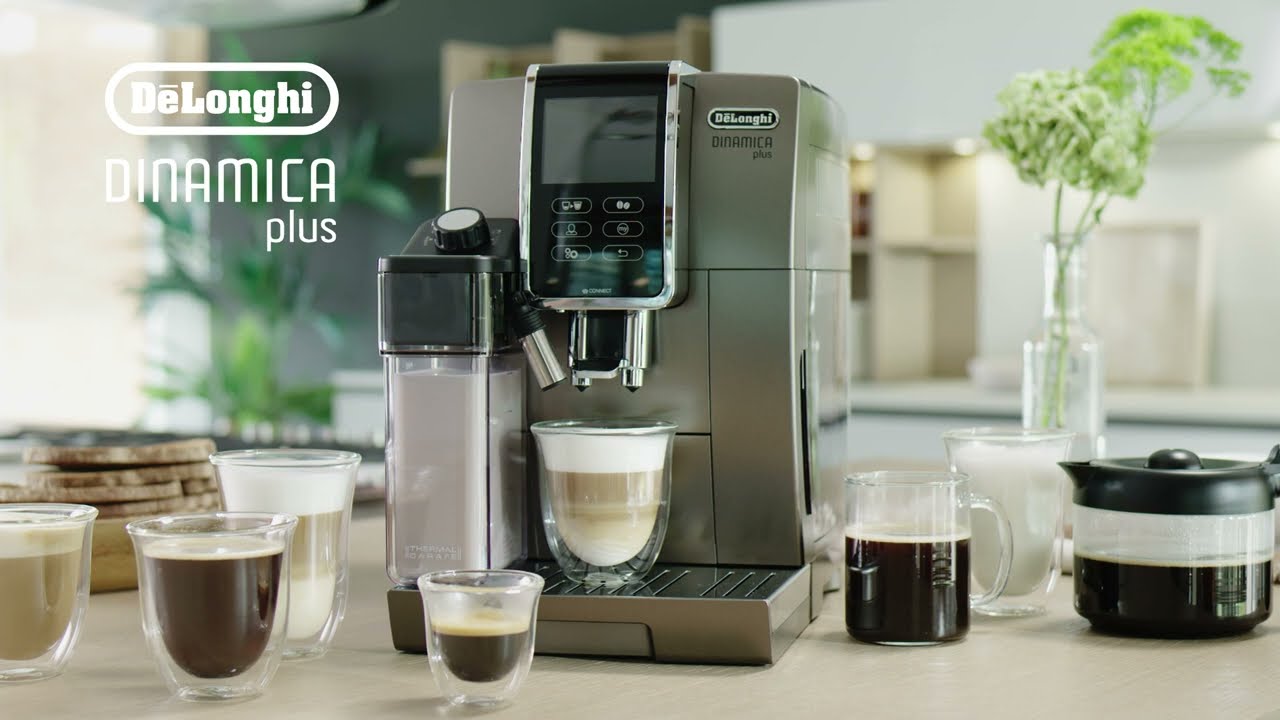 DeLonghi Dinamica Plus Espresso & Cappuccino Machine ECAM37095TI – Home  Coffee Solutions