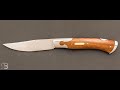 Couteau " Lock back " par Bastien Toubhans - Atelier Beau Merle