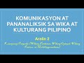 Konseptong Pangwika (Wikang Pambansa,Wikang Opisyal,Wikang Panturo at Multilingguwalismo) Mp3 Song