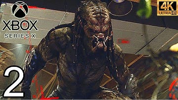 ALIEN VS PREDATOR Predator Campaign Gameplay Walkthrough Part 2 XBOX SERIES X 4K 60FPS- NoCommentary