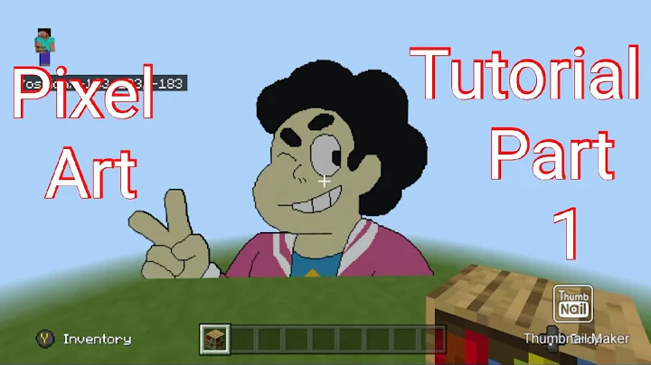 Minecraft Pixel Art Tutorial Steven Univers (Steven Universe The Movie) Part 1#minecraft#fyp#viral