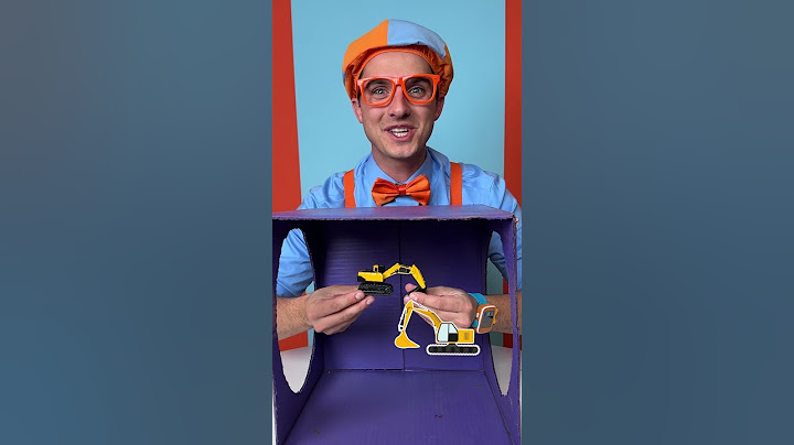 Is that a MYSTERY EXCAVATOR?! Blippi's 5 Senses Mystery Box! #blippi #shorts