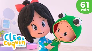 Cucú cantaba la rana  y más canciones infantiles para bebés | Familia Telerín