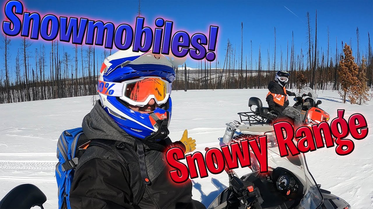 Snowmobiling Snowy Range in Saratoga Wyoming Saratoga Hot Springs