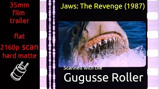 Jaws: The Revenge (1987) 35mm film trailer, flat hard matte, 1560p