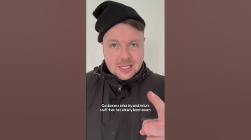 Customers who try and return stuff that has clearly been worn #funny #comedy #retail